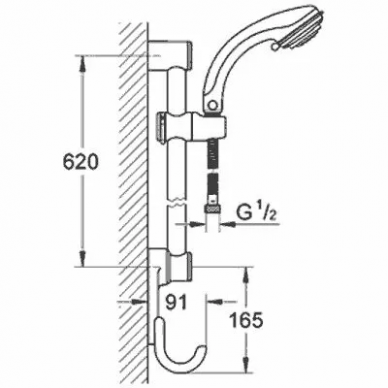 Душевой гарнитур Grohe Relexa plus Top-4 (28650000) 1