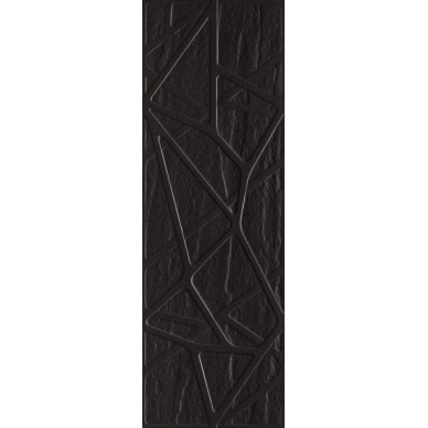 Titanium Nero Kratka Struktura 25*75 0