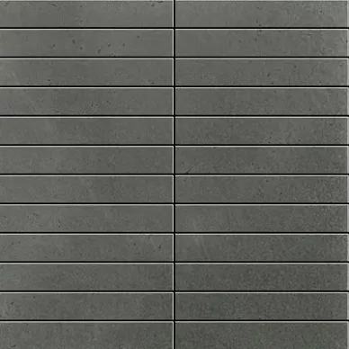 Inox Silver Graffiato Mosaico 2.5x15 29.75x29.75 0