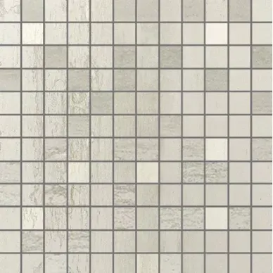Metal 2.0 White Lappato Mosaico 2.5x2.5 29.75x29.75 0