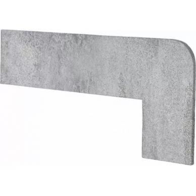 ZANQUIN RECTO OPERA SILVER DCHA правый угловой 42.3х17.5 0