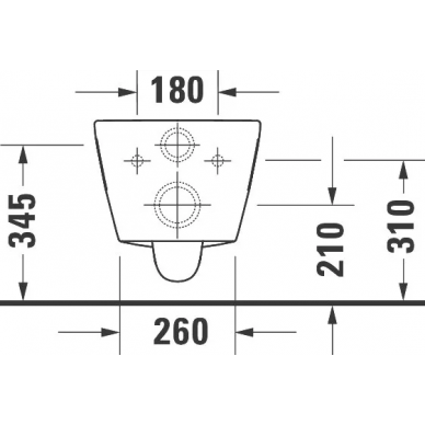 Чаша подвесного унитаза Duravit D-Neo (2578090000) безободковый 5