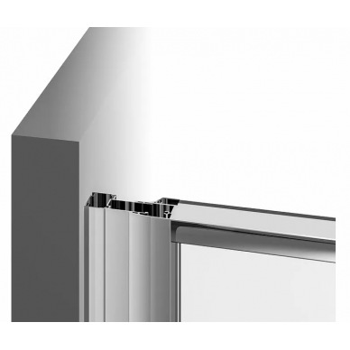 Душевая дверь Ravak Pivot PDOP2-110 (03GD0300Z1) профиль черный/стекло Transparent 6