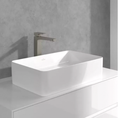 Смеситель для раковины Villeroy & Boch Architectura Square (TVW12500200064) никель сатинированный матовый 6