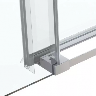 Душевой уголок Vincea Como Soft (VSR-1CS9011CL) 110х90х195 см, профиль хром/стекло прозрачное 7
