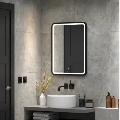 Зеркало Relisan Alexandria Black (Гл000026096) (60 см) с LED подсветкой 0