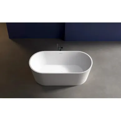 Акриловая ванна Abber AB9209MW 170x80 белая матовая 5