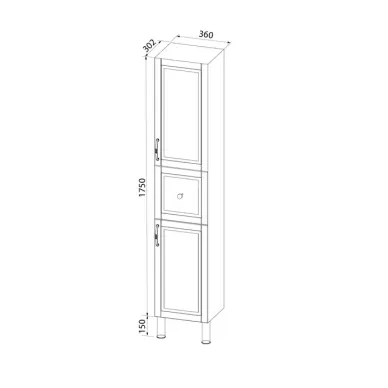 Пенал Iddis Oxford 36 см OXF36L0i97 светло-серый 7