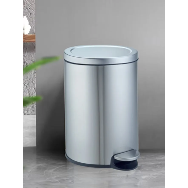 Ведро для мусора Welt Wasser Lora MT 20L, сталь матовая 1