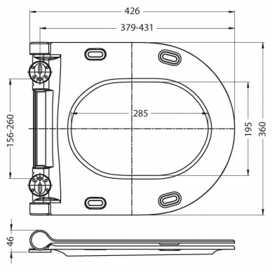 Крышка-сиденье BelBagno Vitale-L (BB4030SC) микролифт 1