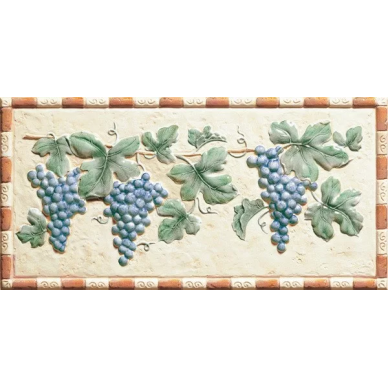 1009577 FORMELLA GRAPPOLI ROSSO 20x40 0