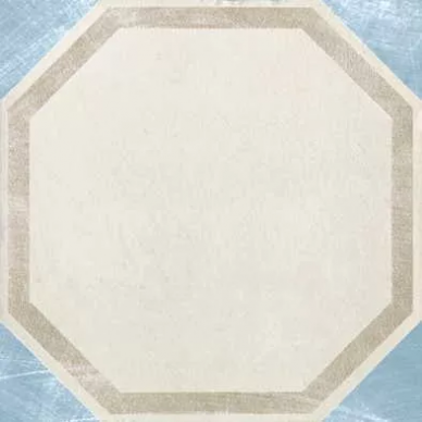 1036768 Via Emilia Inserto s/1 CREMA-AZZURRO PZ 20x20 0