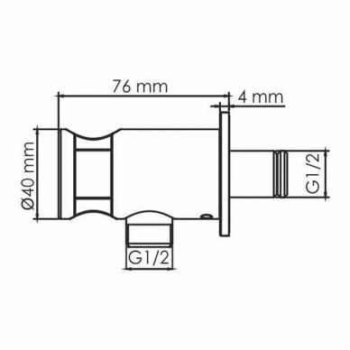 Душевая система Wasserkraft (А71208) золото 14