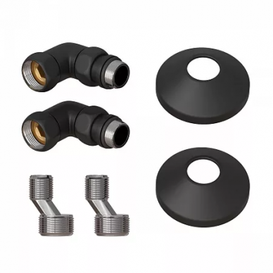 Комплект подключения для полотенцесушителя Point (PN93412B) 3/4
