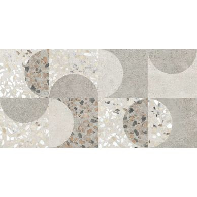 K949799LPR01VTEP Beton-Terrazzo Декор Геометрический Лаппато R9 Ректификат 30x60x0,9 0