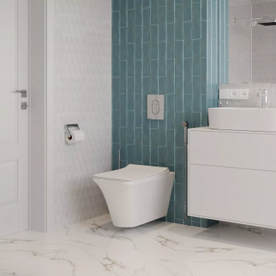 Чаша подвесного унитаза Cerutti SPA NIVOLET Aria (CT7779) безободковый, микролифт 7