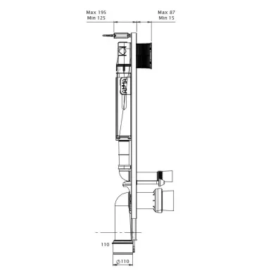 Инсталляция Azario (AZ-8010-1000+AZ-0062 UQ1) +унитаз Moneo (смыв Торнадо) безободковый c сиденьем микролифт 6