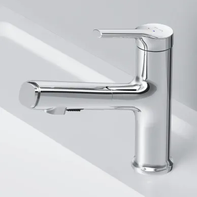 Смеситель для раковины AM.PM X-Joy (F85B02900) с вытяжным изливом, хром 5