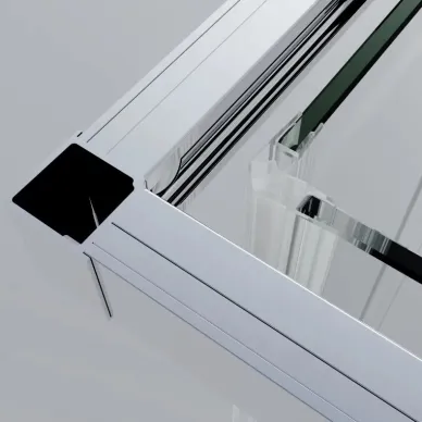 Душевой уголок Vincea Soft 2 VSS-3SO2900CL 90х90х200 см, профиль хром/стекло прозрачное 1