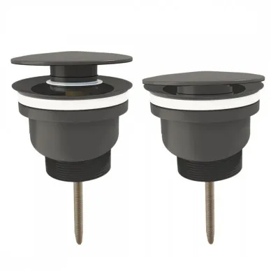 Сливной набор для раковины Teymi Lina T140213 click-clack, графит матовый 8