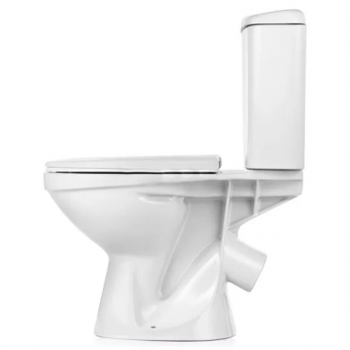 Унитаз напольный Ifo Hitta (RS041319000) (косой выпуск) с сиденьем 5