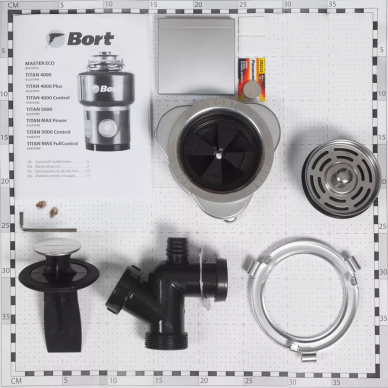 Измельчитель пищевых отходов Bort Titan 5000 Control (93410259) 5