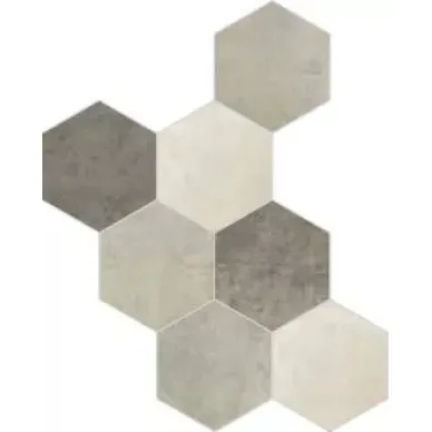 1047342 RIABITA ESAGONA MIX MINIMAL (INDUSTRIAL, MINIMAL, SHABBY CHIC) 24x27,7 0