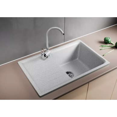 Мойка кухонная Mixline ML-GM19	(525149)	серый 2