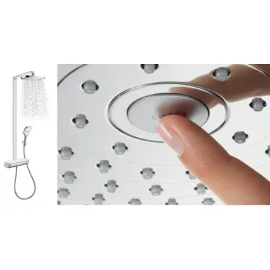 Душевая система Hansgrohe Raindance Select Showerpipe E300 2jet (27128000) 8