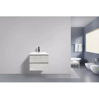 Тумба для ванной Belbagno Luce (LUCE-600-2C-SO-ST) Stucco Cemento Leggero 0