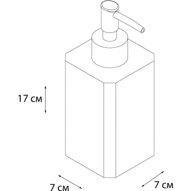 Дозатор для жидкого мыла Fixsen Dony (FX-232-1) 1