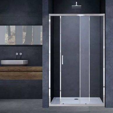 Душевая дверь Vincea Alpha (VDS-3AL120CL) 120x190 см, профиль хром/стекло прозрачное 1