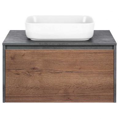 Тумба для ванной Vincea Mesa 800 (VMC-2MS800TB) (80 см) (t.oak+beton) 7