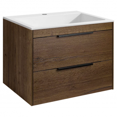 Тумба для ванной Vincea Chiara 2D 600 (VMC-2C2600TO) (60 см) (T.Oak) 7