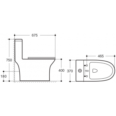 Унитаза-моноблок BelBagno Lounge (BB8618CPR-MN/SC) с сиденьем микролифт 5
