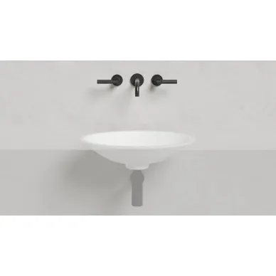 Раковина встраиваемая Salini Marea 11 1802211M S-Stone 55x40 см, белая матовая 6
