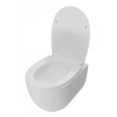 Унитаз подвесной Teymi Lori Vortex T40502 смыв торнадо, безободковый, с сиденьем микролифт 9
