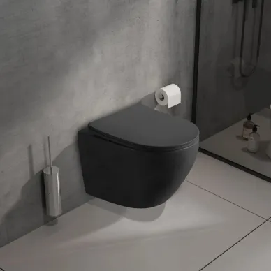 Унитаз подвесной OLIVE'S Plaza PL30117DP черный 2