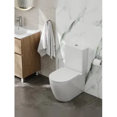 Унитаз напольный Teymi Lina R T40120 микролифт, белый 3