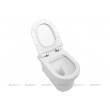 Чаша подвесного унитаза Aquanet Rimless Nova (BL-101N-WHT) микролифт 5