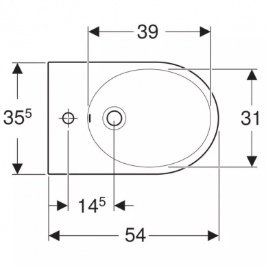Биде подвесное Geberit iCon (234000) 5