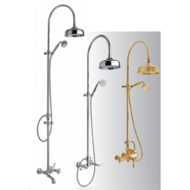 Смеситель для душа Nicolazzi Dames Anglaises 1425 CR 78, ручка 78 P.M. Blanc 5