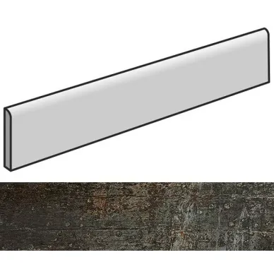 Cast Iron Black Natural Rodapie 7.3x59.55 0