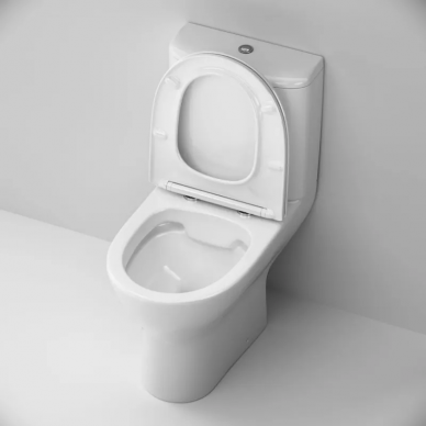 Унитаз компакт Damixa Luna (DX46C8600SC) безободковый, сиденьем микролифт 6