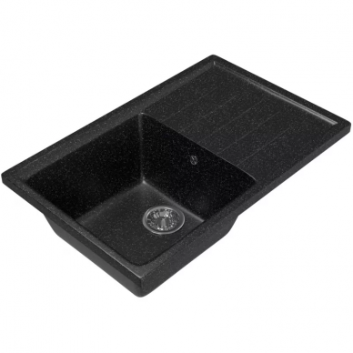 Мойка кухонная Mixline ML-GM19	(525150) черный 5