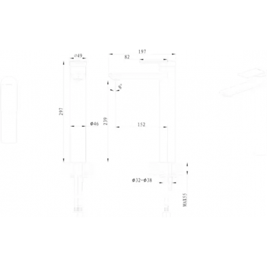 Смеситель для раковины Bravat Eddie	(F1369402CP-A-RUS)	хром 1
