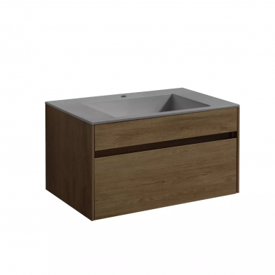 Тумба для ванной Vincea Chiara 800 (VMC-2C800TO) (79.2 см) (t.oak) 7