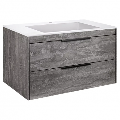 Тумба для ванной Vincea Chiara 2D 800 (VMC-2C2800GS) (80 см) (G.Stone) 5