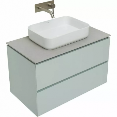Тумба для ванной Allen Brau Infinity 85 (1.21001.PWM) c подсветкой. папирус матовый 6