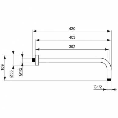 Душевая система Ideal Standard Ceratherm T100 (A7590AA) встраиваемый комплект, термостатическая, хром 17